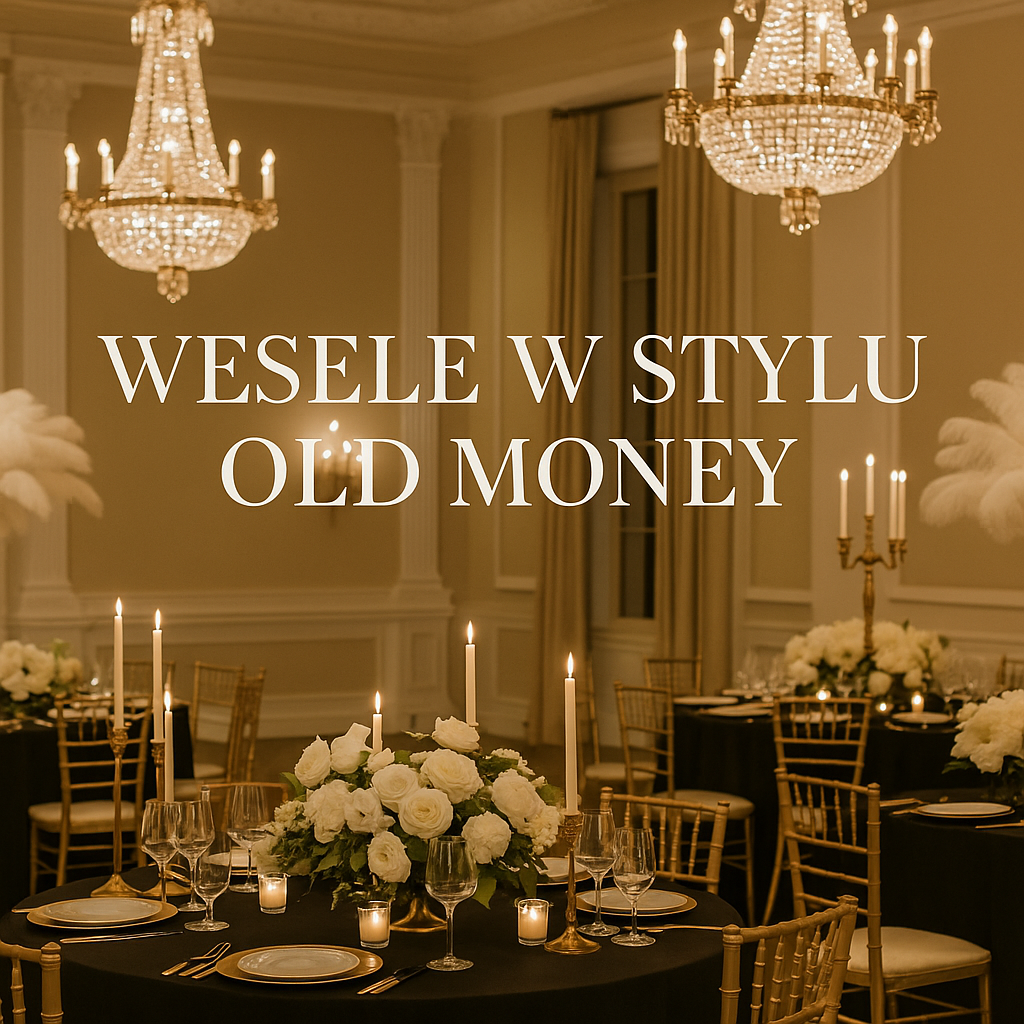 Wesele w stylu Old Money – Klasa, Trendy i Ponadczasowa Elegancja