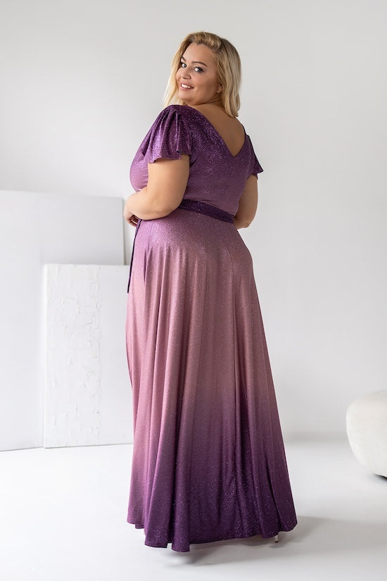 LUMIRA Fiolet Ombre Plus Size