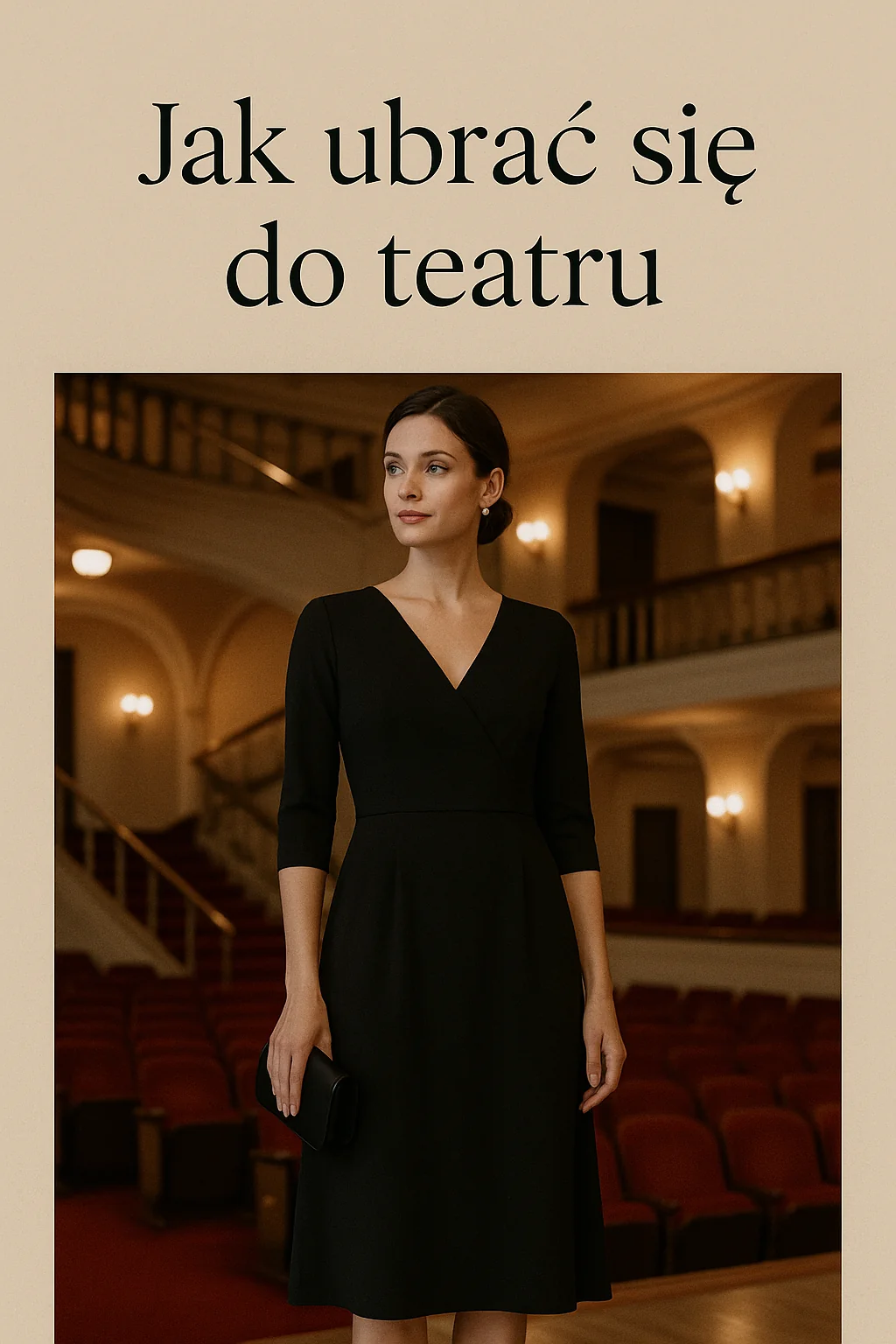Sukienka do teatru – jak ubrać się z klasą i czuć się swobodnie - poradnik eksperta stylistki